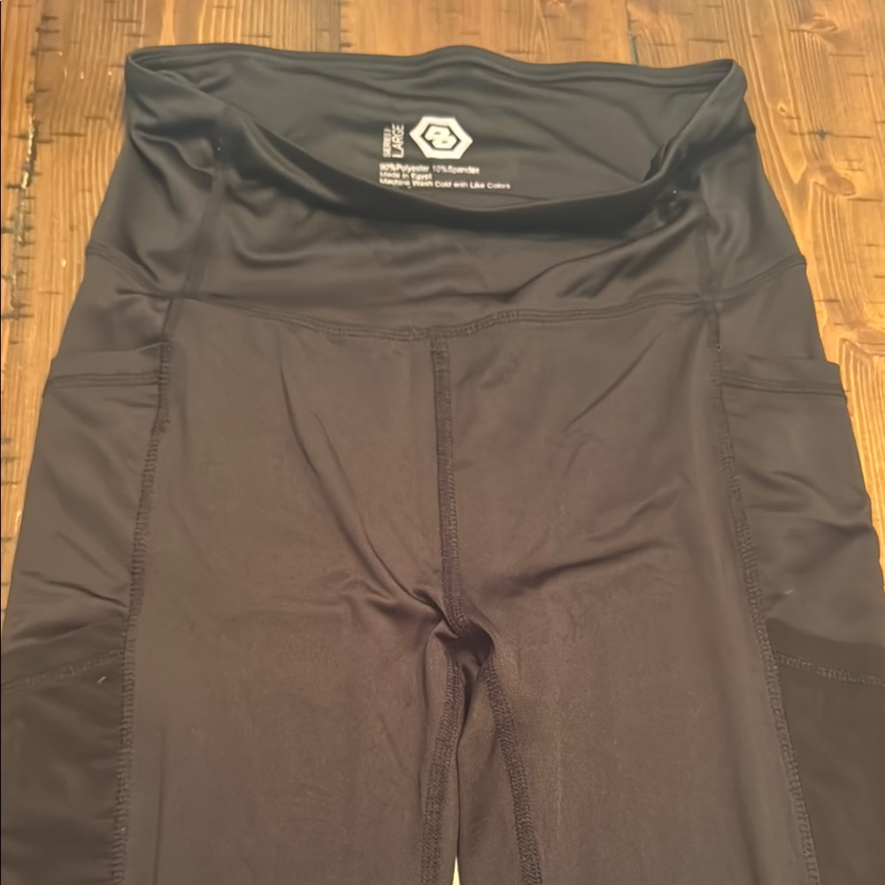 Girl’s Black High-Waisted Leggings